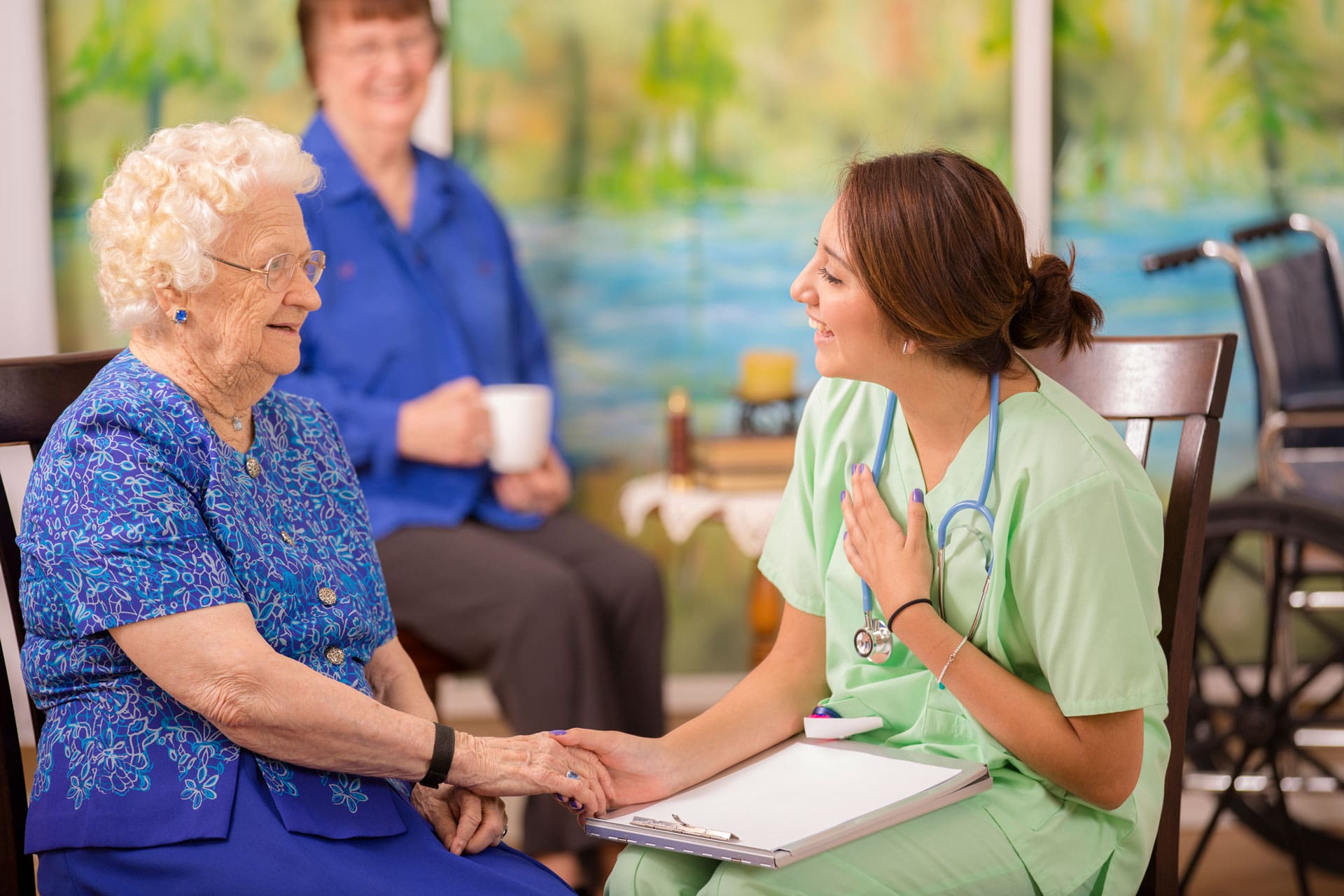 patient and caregiver | TLC Your Way Hospice Care